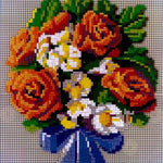 Stecksystem Blumenstrauß Motiv 1 mit XXL-Steckvorlage