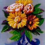 Stecksystem Blumenstrauß Motiv 3 mit XXL-Steckvorlage