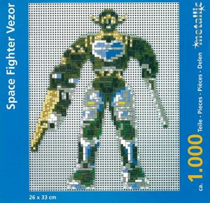 Stecksystem Space Fighter "Vezor" mit Metallic Steine