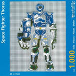 Stecksystem Space Fighter "Thoras" mit Metallic Steine