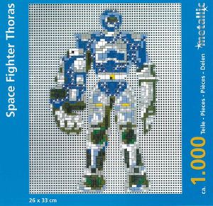 Stecksystem Space Fighter "Thoras" mit Metallic Steine
