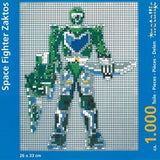 Stecksystem Space Fighter "Zatkos" mit Metallic Steine