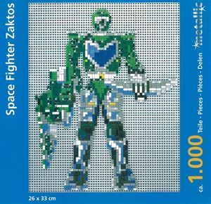 Stecksystem Space Fighter "Zatkos" mit Metallic Steine