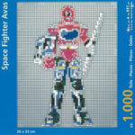 Stecksystem Space Fighter "Avas" mit Metallic Steine