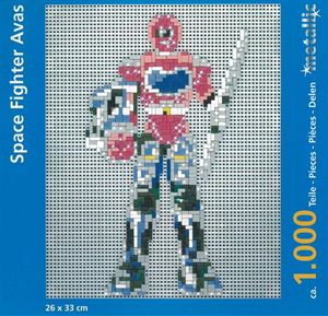 Stecksystem Space Fighter "Avas" mit Metallic Steine