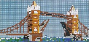 Stecksystem Tower Bridge mit XXL-Steckvorlage