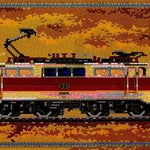 Stecksystem E-Lok DB 111 mit XXL-Steckvorlage