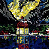 Stecksystem Kirche St. Bartholomä am Königssee mit XXL-Steckvorlage