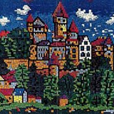 Stecksystem Schloss Braunfels (Hessen) mit XXL-Steckvorlage