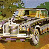 Stecksystem Rolls Royce (Oldtimer) mit XXL-Steckvorlage