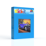 Stecksystem Horch blau (Oldtimer) mit XXL-Steckvorlage