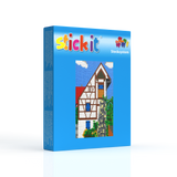Stickit Stecksystem Fachwerkhaus an der Statdtmauer Stadt Spalt