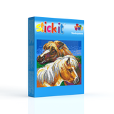 Stickit Pixel Ponys auf der Weide
