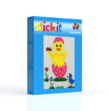 Stickit-Pixel Osterküken mit Junikäfer