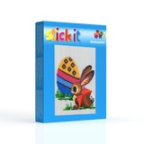Stickit-Pixel Osterhase mit großem Ei