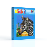 Stickit Mosaik-Pixel Zebra