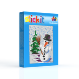 Stickit Schneemann im Wald