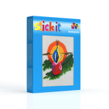 Stickit Weihnachtskerze auf dem Zweig