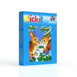 Stickit Zwei Häschen im Wald