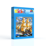 Stickit-Mosaik ,,Segelschiff Dreimaster,,