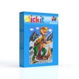 Stickit T-Rex mit Landschaft