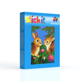 Stickit Zwei Hasen im Frühling