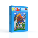 Stickit Dimetrodons mit Landschaft
