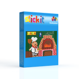 Stickit-Pixel Pizzabäcker
