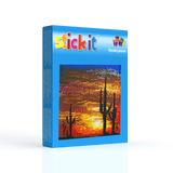 Stickit-Pixel Kakteen in der Prärie