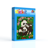 Stickit-Pixel Panda mit Baby