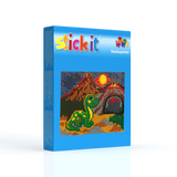 Stickit-Pixel "Dino vor der Höhle"