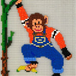 Stecksystem Affe mit Banane