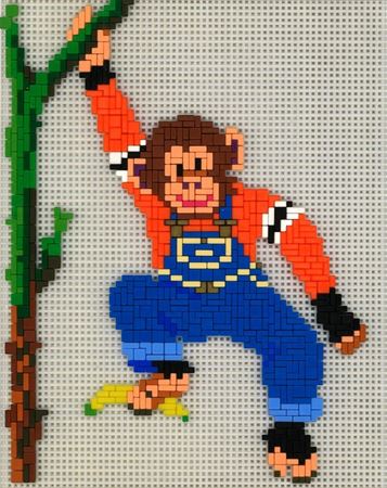 Stecksystem Affe mit Banane