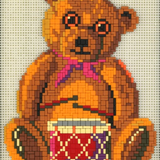 Stecksystem Bär mit Trommel