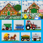 Stickit-Pixel Bauernhof Set