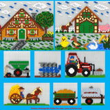 Stickit-Pixel Bauernhof Set