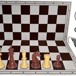 Schach Club Paket XXL "Profi" KH 93 mm, beige-braun