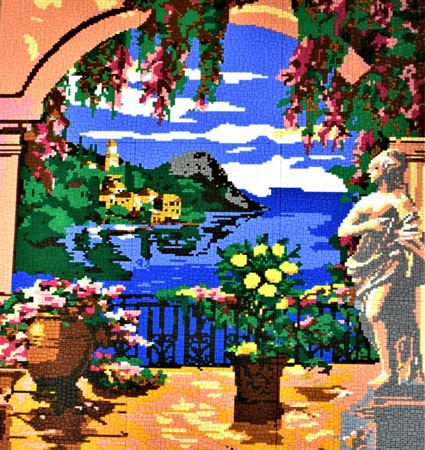 Stecksystem Bella Italia XXL Motiv mit XXL-Steckvorlage