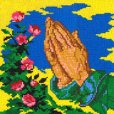 Stecksystem Betende Hände mit XXL-Steckvorlage