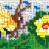 Stickit-Pixel Biene mit Blume