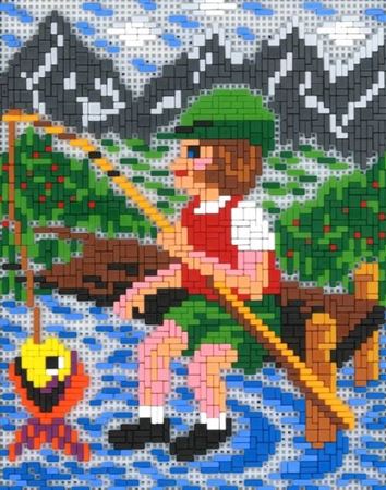 Stickit-Pixel Der Angler