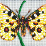 Stickit Pixel-Mosaik "Apollofalter"