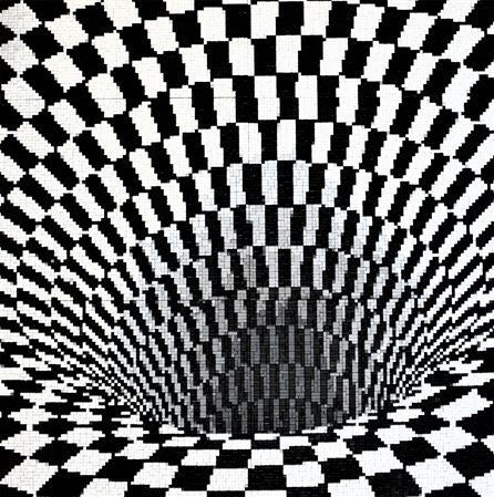 Stickit Pixel-Mosaik ,,Black Hole ,,