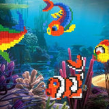 Stickit-Pixel Fische 4 in 4