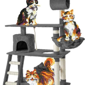 Stickit Pixel-Mosaik Kätzchen 3 in 3