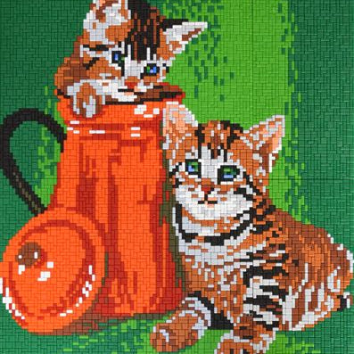 Stickit Pixel-Puzzle ,,Kleine Naschkatzen,,