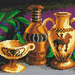 Stickit ,,Amphoren Stillleben,,