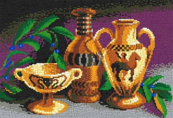 Stickit ,,Amphoren Stillleben,,