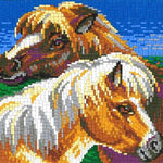 Stickit Pixel Ponys auf der Weide