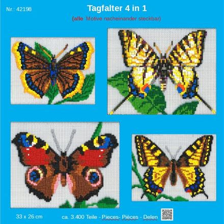 Stickit-Mosaik Tagfalter 4 in 1